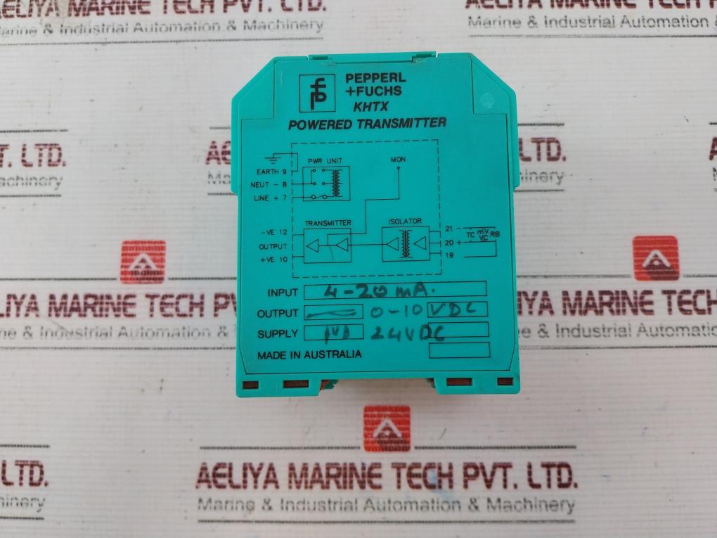 Pepperl+Fuchs Khtx-vc Powered Transmitter 0-10Vdc (Not Working)