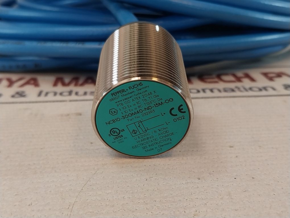 Pepperl+Fuchs Ncb10-30Gm40-n0-15M-og Inductive Namur Sensor With 15M Cable