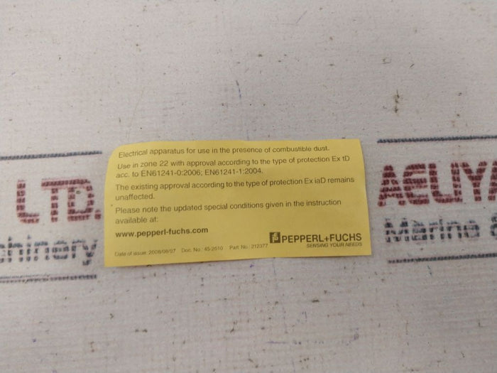 Pepperl+Fuchs Ncb5-18Gm40-n0-10M Proximity Switch Sensor 181109