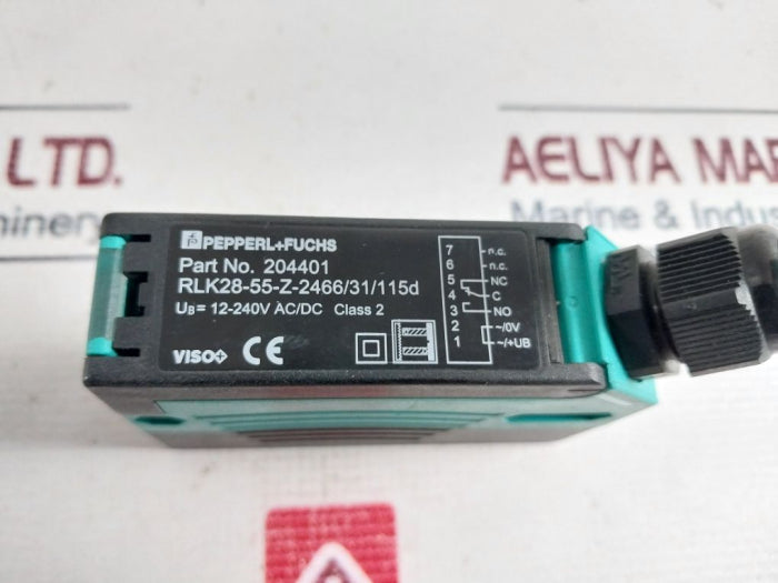 Pepperl+Fuchs Rlk28-55-z-2466/31/115D Retroreflective Sensor 204401