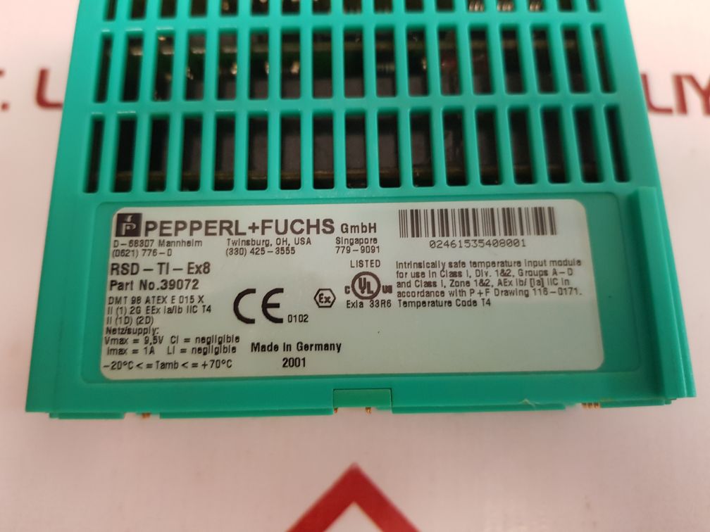 Pepperl+Fuchs Rsd-ti-ex8 Temperature Input Module 39072 New