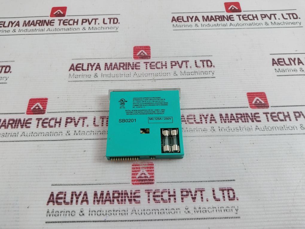 Pepperl+Fuchs Sb0201 Din Mount Zener Barrier 125A/250V