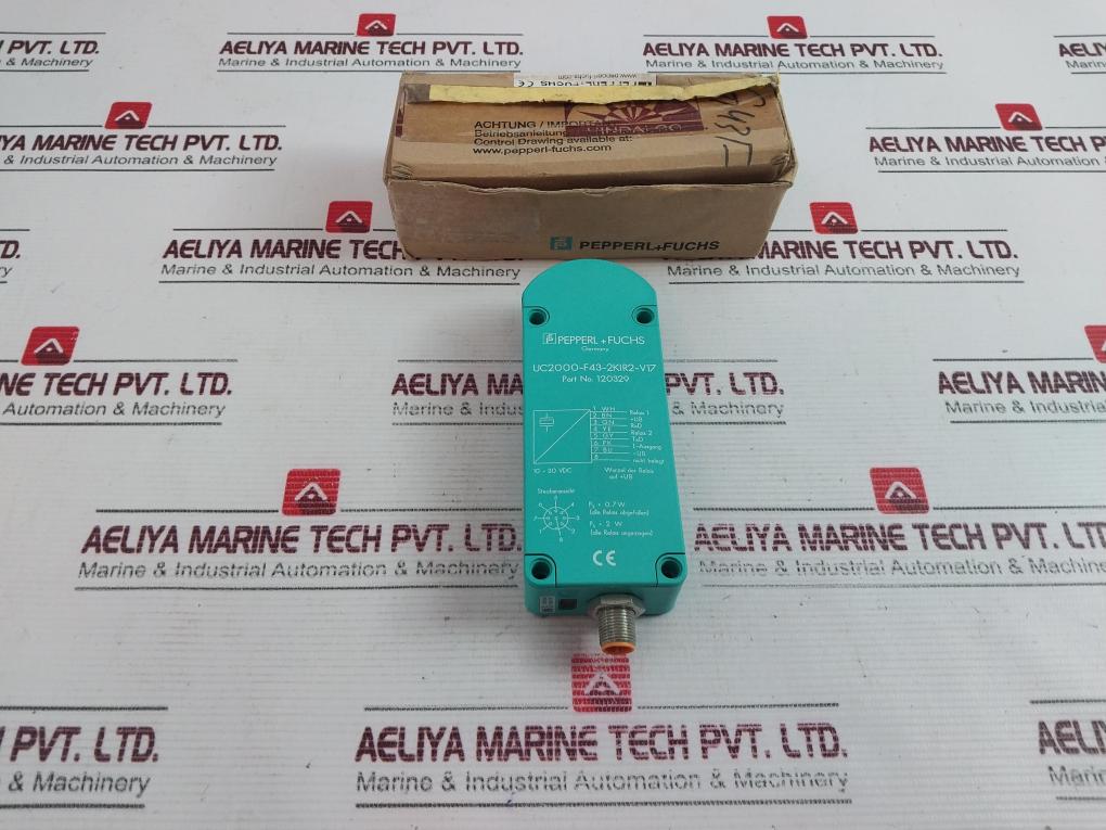 Pepperl+Fuchs Uc2000-f43-2Kir2-v17 Ultrasonic Sensor 120329
