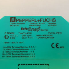Pepperl+Fuchs Z-series Z788 Safe Snap Barrier 71810