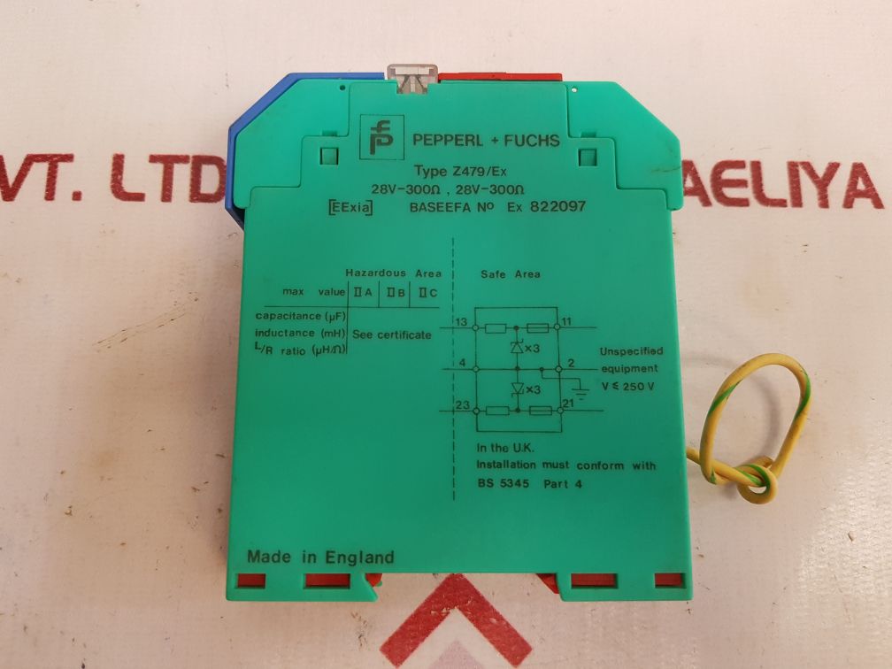 Pepperl + Fuchs Z479/Ex Safety Barrier