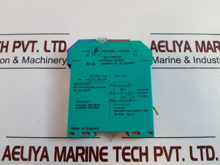 Pepperl+Fuchs Z488/Ex Isolator Switch Ex 822097