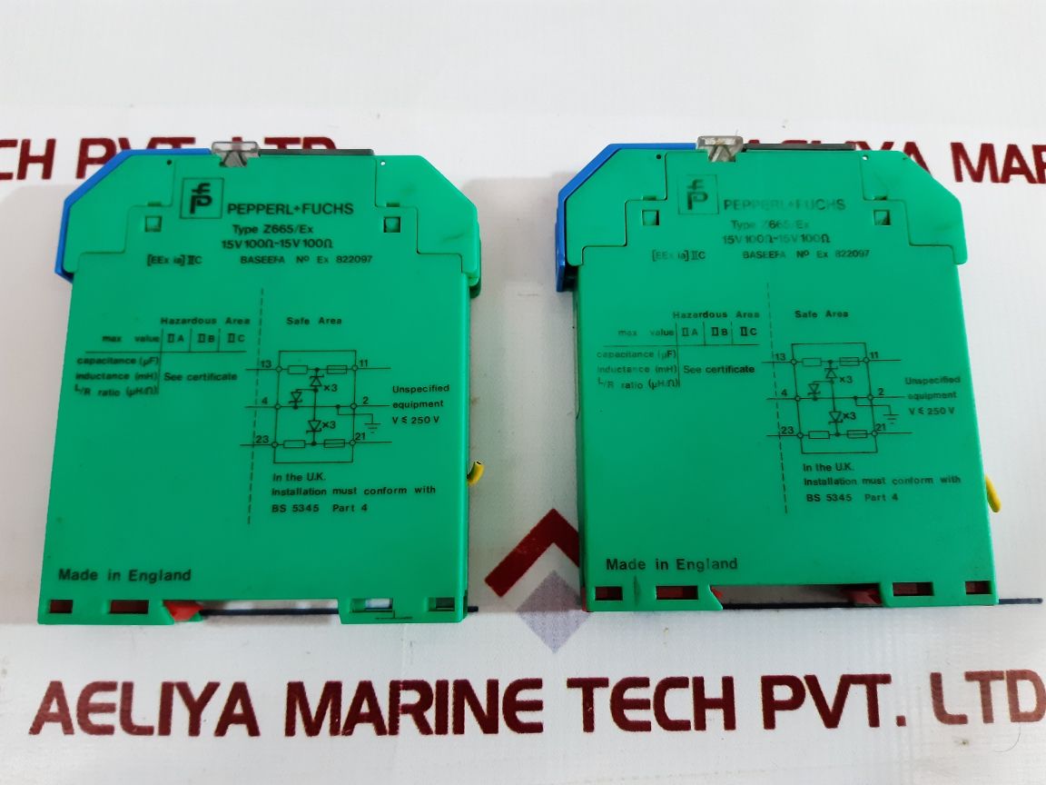Pepperl+Fuchs Z665/Ex Barrier Relay Module