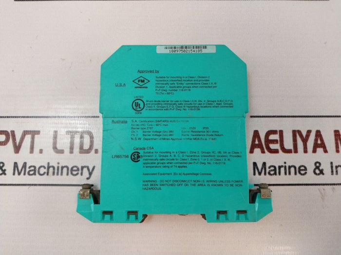 Pepperl+Fuchs Z787 71816 Safe Snap Barrier