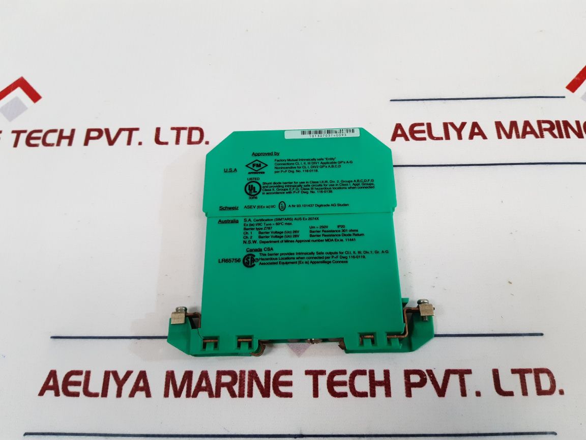 Pepperl+Fuchs Z787 Safe Snap Barrier 71816 Used One