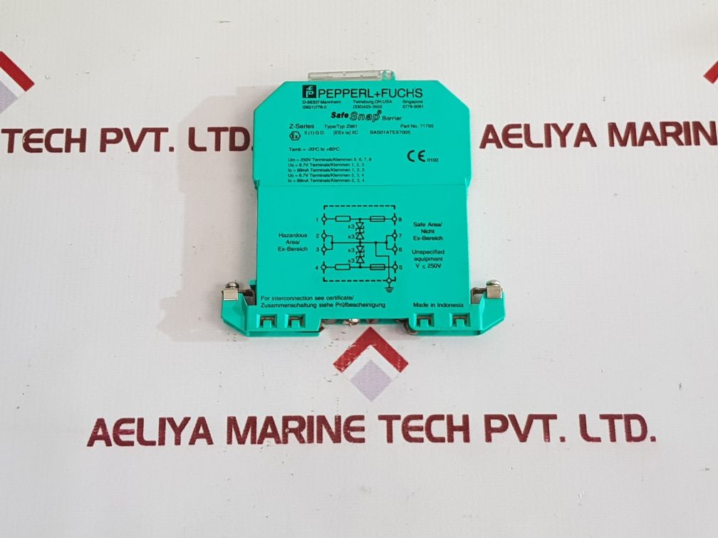 Pepperl + Fuchs Z-series Z961 Safe Snap Barrier 71795