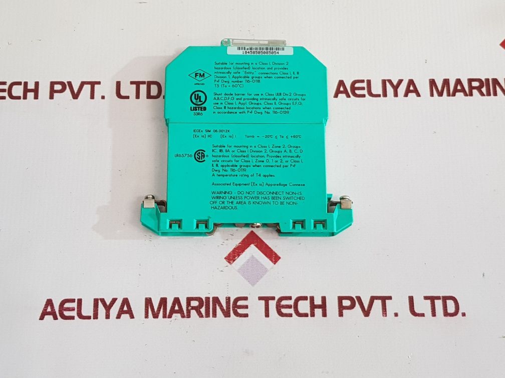 Pepperl + Fuchs Z-series Z961 Safe Snap Barrier 71795