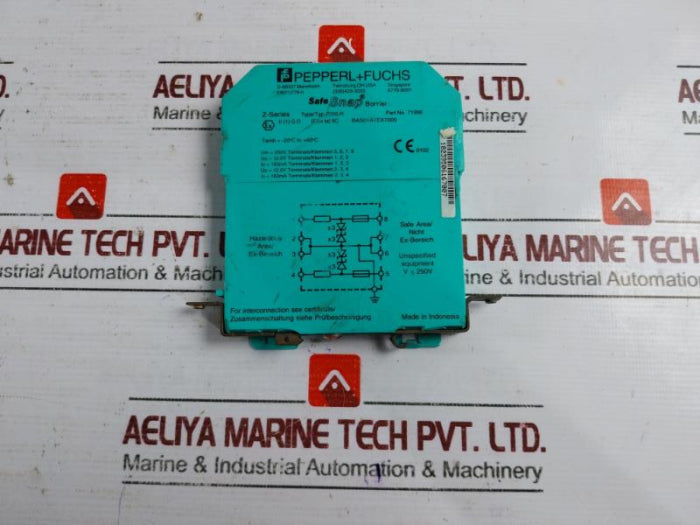 Pepperl +Fuchs Z966.H Safe Snap Zener Barrier Z-series 12V 163Ma Atex Class I