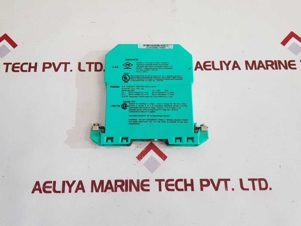 Pepperl + Fuchs Z-series Z967 Safe Snap Barrier