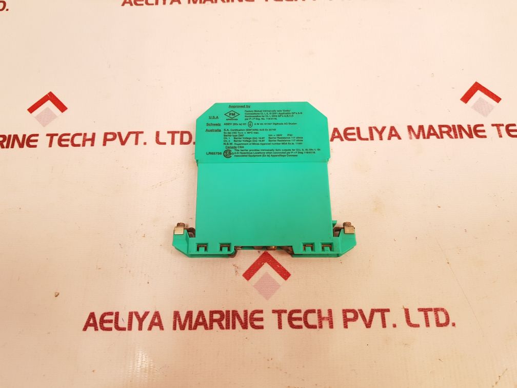 Pepperl+Fuchs Z967 Safe Snap Barrier 71860 250V 16.8V 60 C - Aeliya Marine Tech