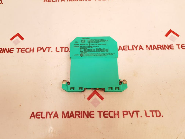 Pepperl+Fuchs Z967 Safe Snap Barrier 71860 250V 16.8V 60 C - Aeliya Marine Tech