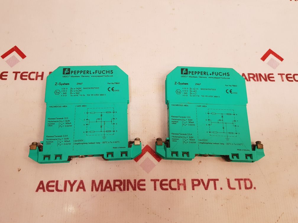 Pepperl + fuchs z- system z967 safe snap barrier