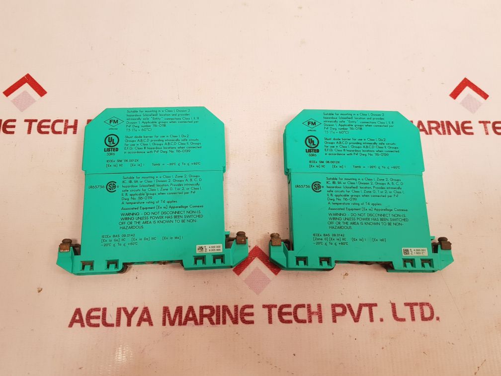 Pepperl + fuchs z- system z967 safe snap barrier