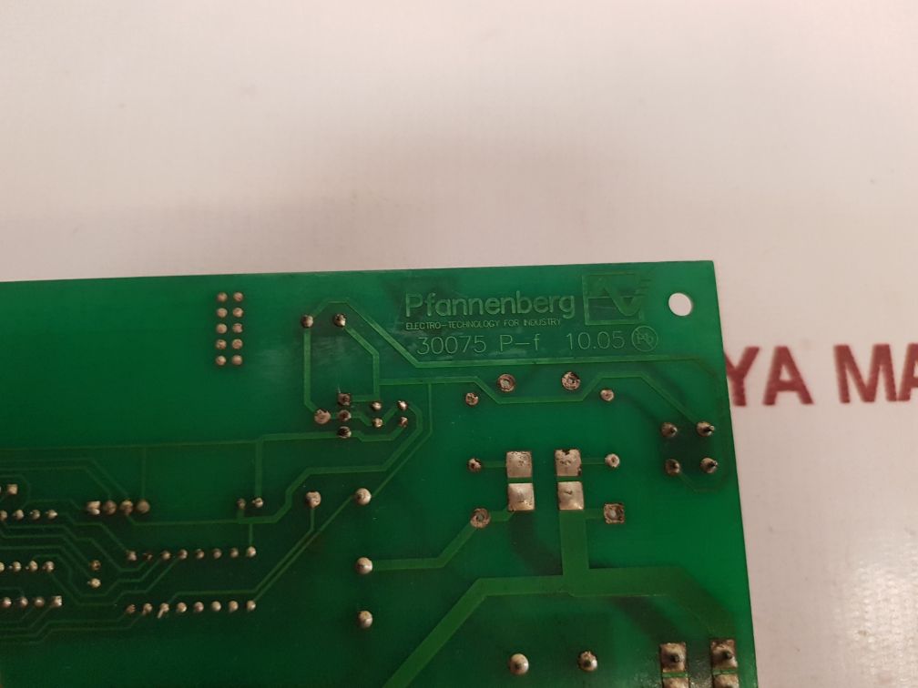 Pfannenberg 30075 p-f 10.05 plc card Used One