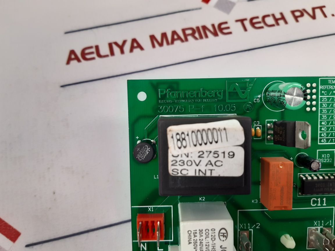 Pfannenberg 30075 P-f 10.05 Pcb Card 18810000012