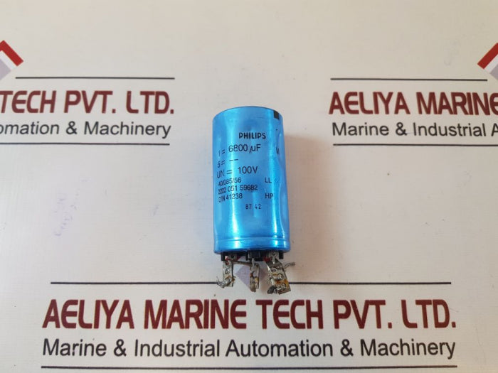 Lot of 2X Philips 2222 051 59682 Capacitor 1= 6800Microfarad