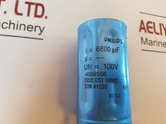 Lot of 2X Philips 2222 051 59682 Capacitor 1= 6800Microfarad