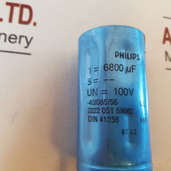 Lot of 2X Philips 2222 051 59682 Capacitor 1= 6800Microfarad