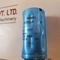 Lot of 2X Philips 2222 051 59682 Capacitor 1= 6800Microfarad