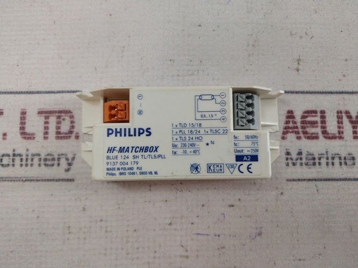 Philips BLUE 124 SH TL/TL5/PLL HF-Matchbox Resistor 230-240V