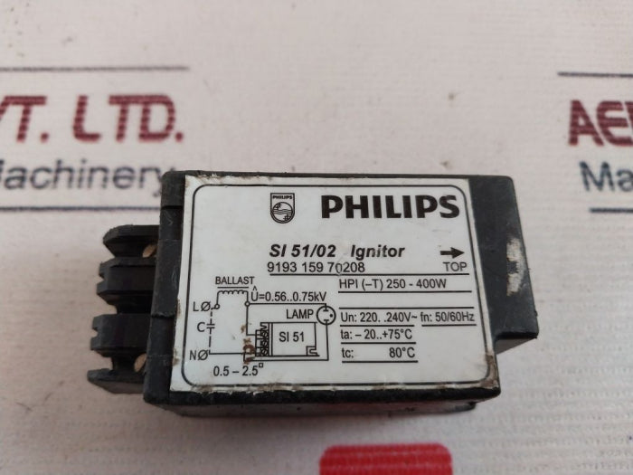 Philips SI 51/02 Ignitor 50/60Hz