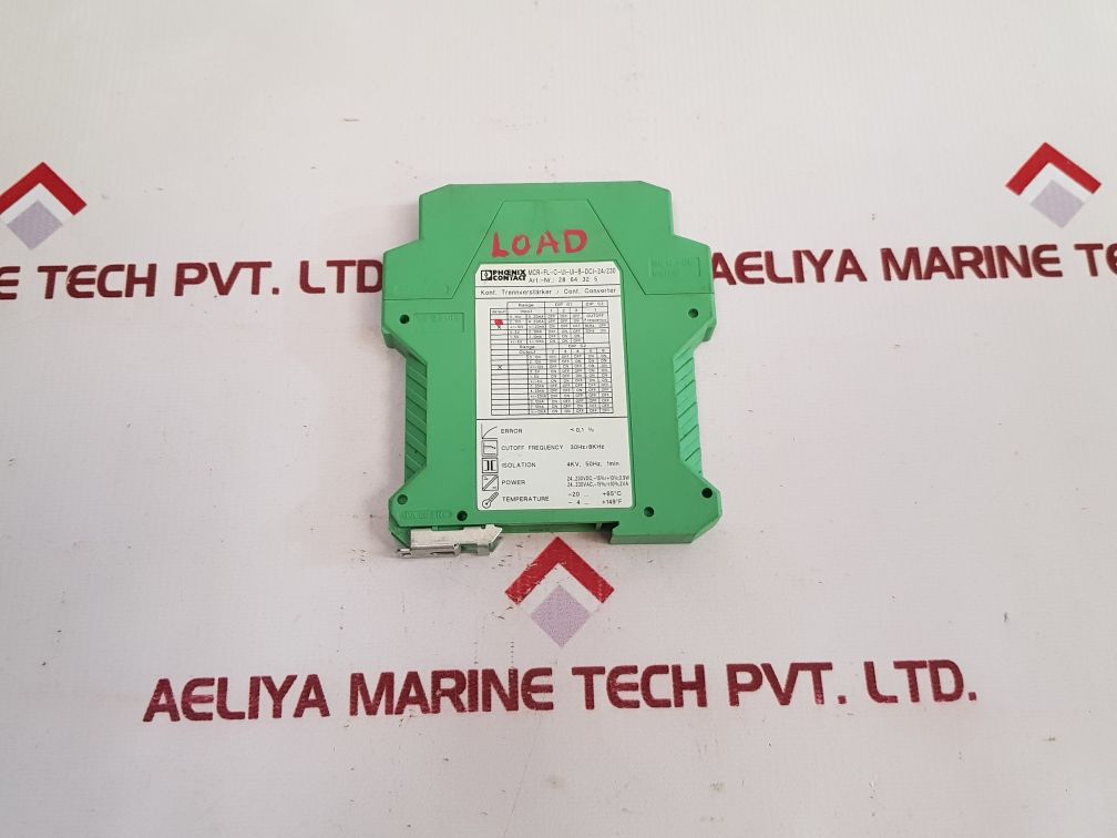 Phoenix contact mcr-fl-c-ui-ui-b-dci-24/230 isolating amplifier