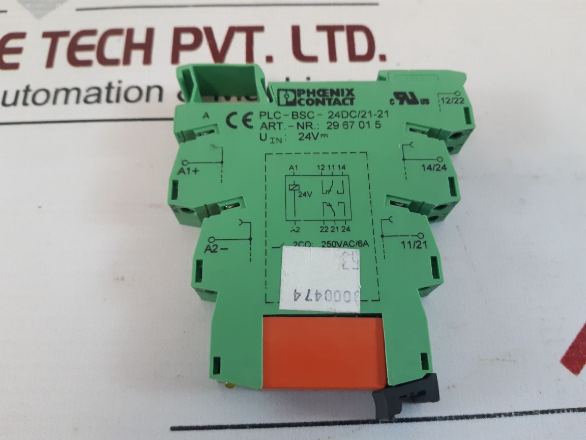 Lot Of 5X Phoenix Contact 2967015 Relay Socket Plc-bsc-24Dc/21-21