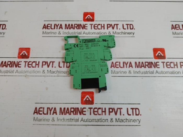 Phoenix Contact 29 66 01 6 Base Din Mount Relay Socket Holder 24V Dc, 250V Ac 2A