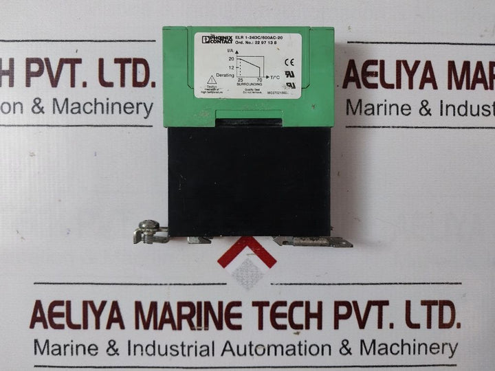 Phoenix Contact Elr 1-24Dc/600Ac-20 Solid State Contactor Module 2297138