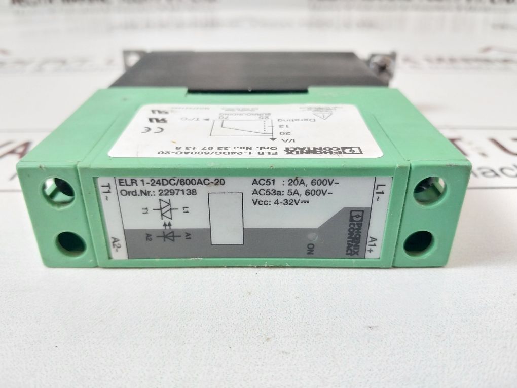 Phoenix Contact Elr 1-24Dc/600Ac-20 Solid State Contactor Module 2297138