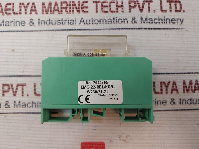 Phoenix Contact Emg 22-rel/Ksr-w230/21-21 Relay Module 230Vac