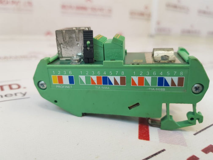 Phoenix contact fl-pp-rj45-scc socket 2901642 Used