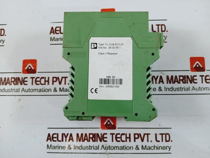 Phoenix Contact Fl Hub 8Tx-zf Din Rail Mountable Ethernet Hub 2832551