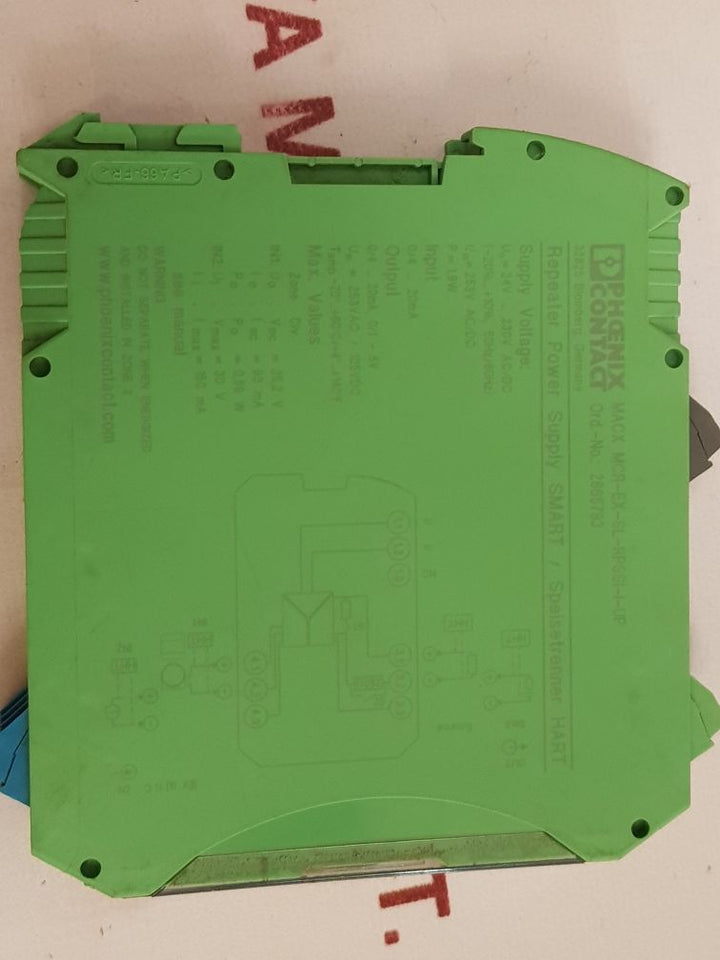 Phoenix Contact Macx Mcr-ex-sl-rpssi-i-up Repeater Power Supply Smart