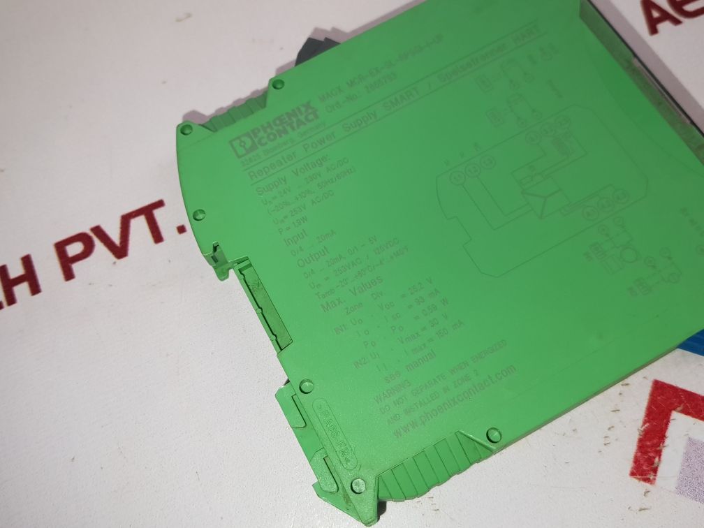 Phoenix Contact Macx Mcr-ex-sl-rpssi-i-up Repeater Power Supply Smart