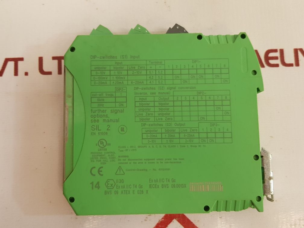 Phoenix Contact Macx Mcr-ui-ui-up Configurable 3-way Isolating Amplifier