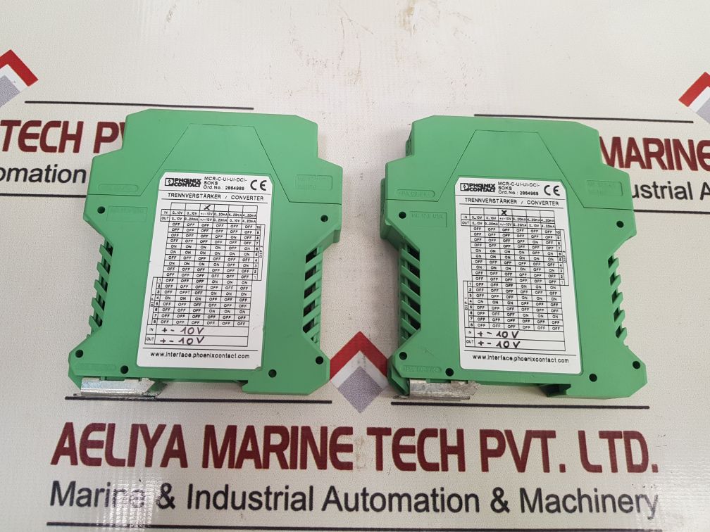 Phoenix Contact Mcr-c-ui-ui-dci-soks Signal Conditioner 2864969 Power 18-31.2Vdc, 60Ma