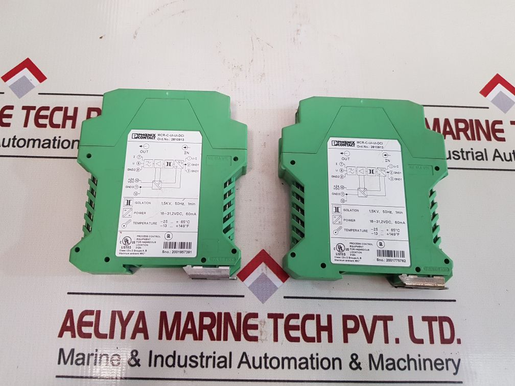 Phoenix Contact Mcr-c-ui-ui-dci Signal Conditioner 2810913 4-20Ma