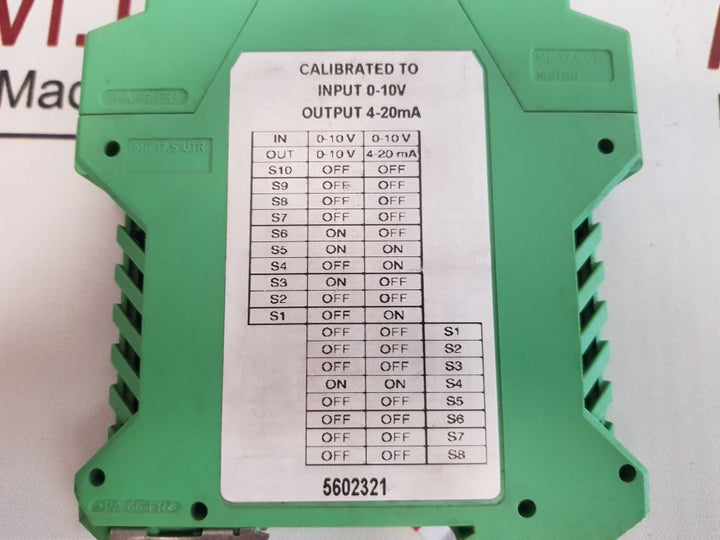 Phoenix Contact Mcr-c-ui-ui-dci Signal Conditioner 2810913 4-20Ma
