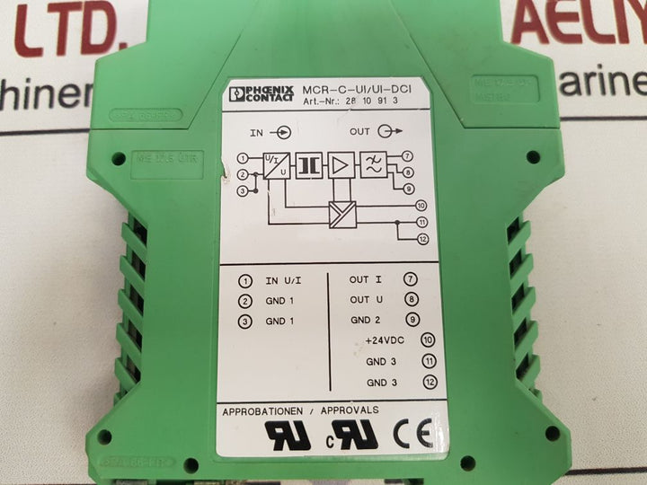Phoenix Contact Mcr-c-ui/Ui-dci Isolation Amplifier 18-30V Dc, 60Ma