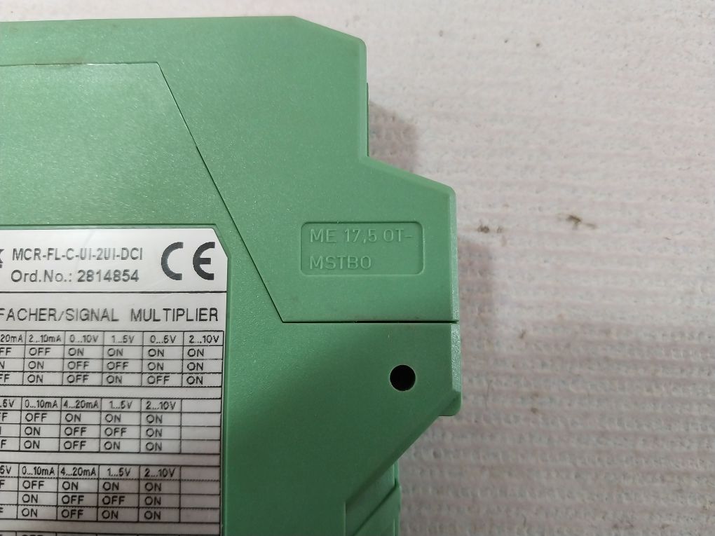 Phoenix Contact Mcr-fl-c-ui-2Ui-dci Signal Multiplier 20-30 Vdc 120 Gm