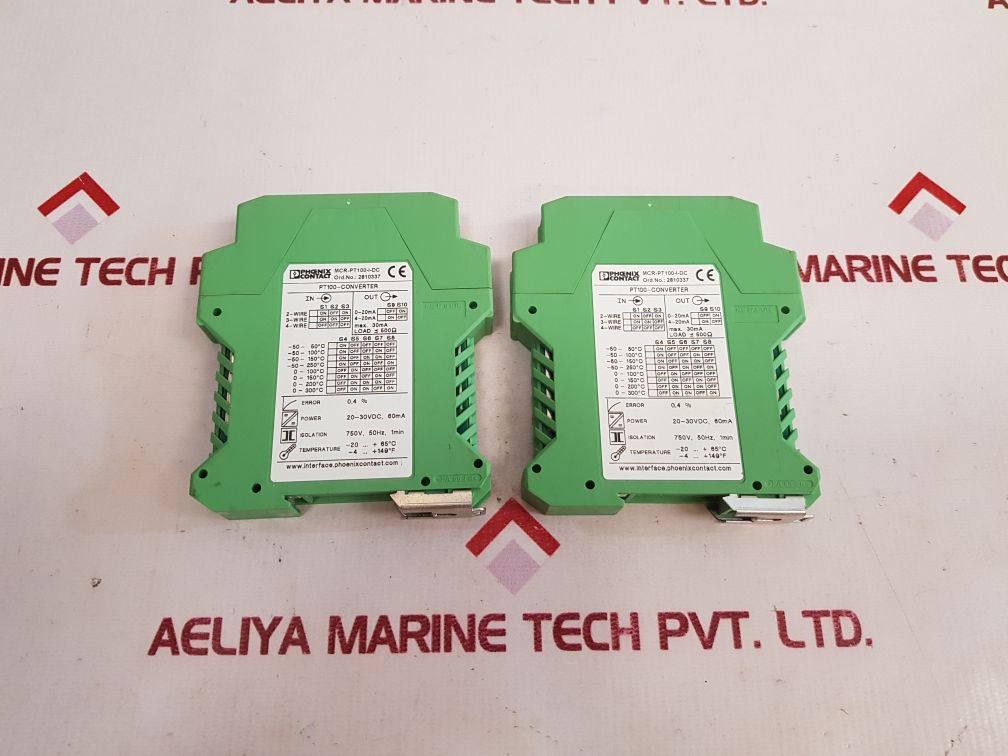 Phoenix Contact Mcr-pt100-i-dc Temperature Transmitter