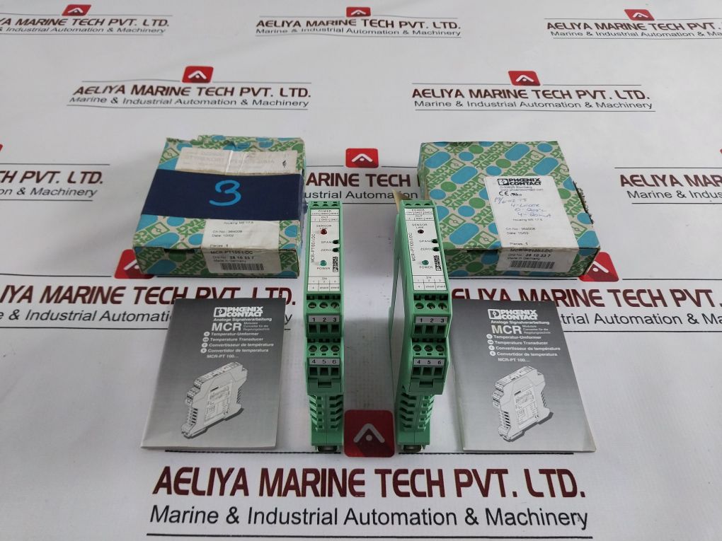 Phoenix Contact Mcr-pt100/I/Dc Temperature Transducer 4-20Ma
