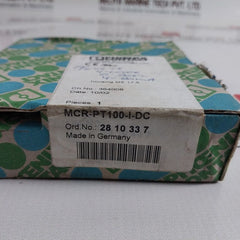 Phoenix Contact Mcr-pt100/I/Dc Temperature Transducer 4-20Ma