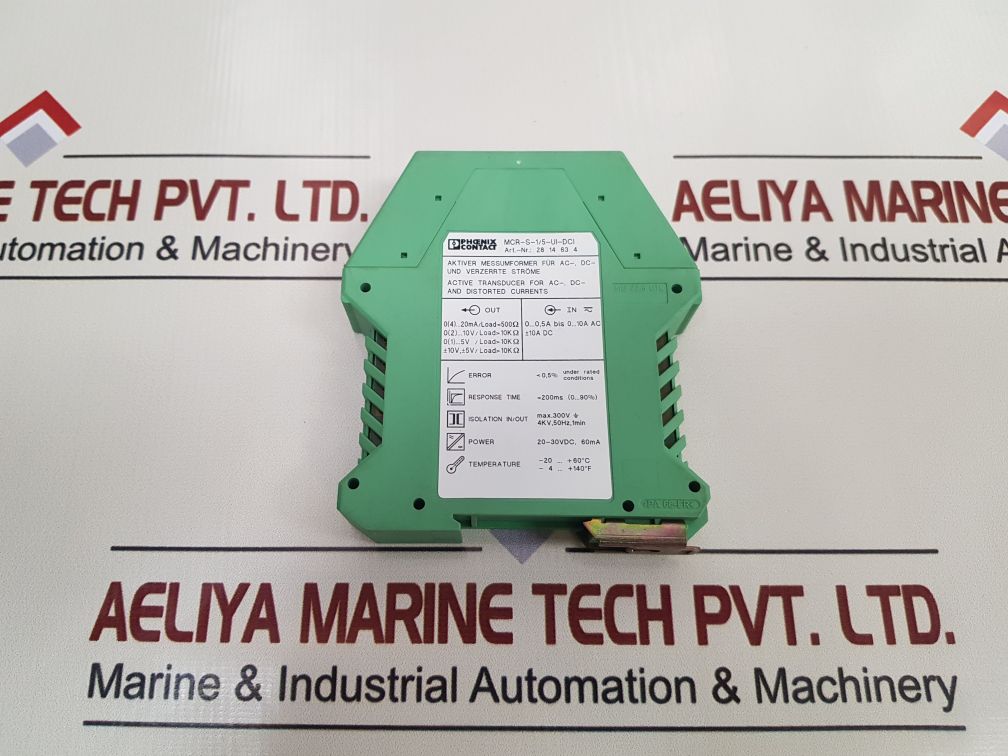 Phoenix Contact Mcr-s-1/5-ui-dci Current Transducer 2814634