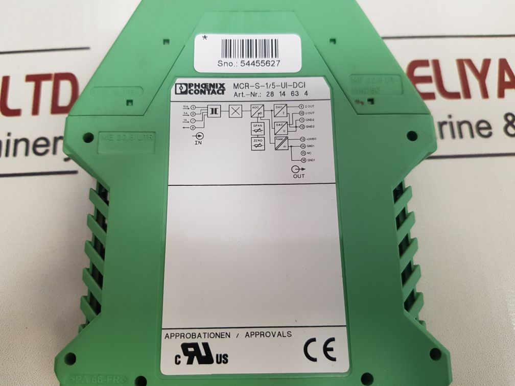 Phoenix Contact Mcr-s-1/5-ui-dci Current Transducer 2814634